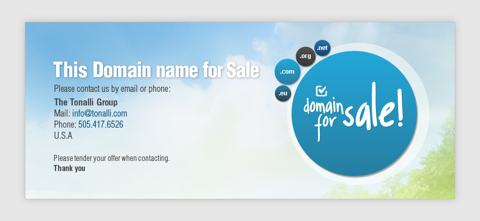 Domain for sale